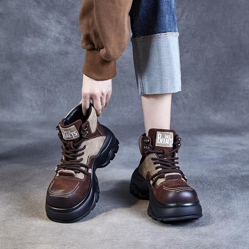 Casual Retro Platform Shoes-1