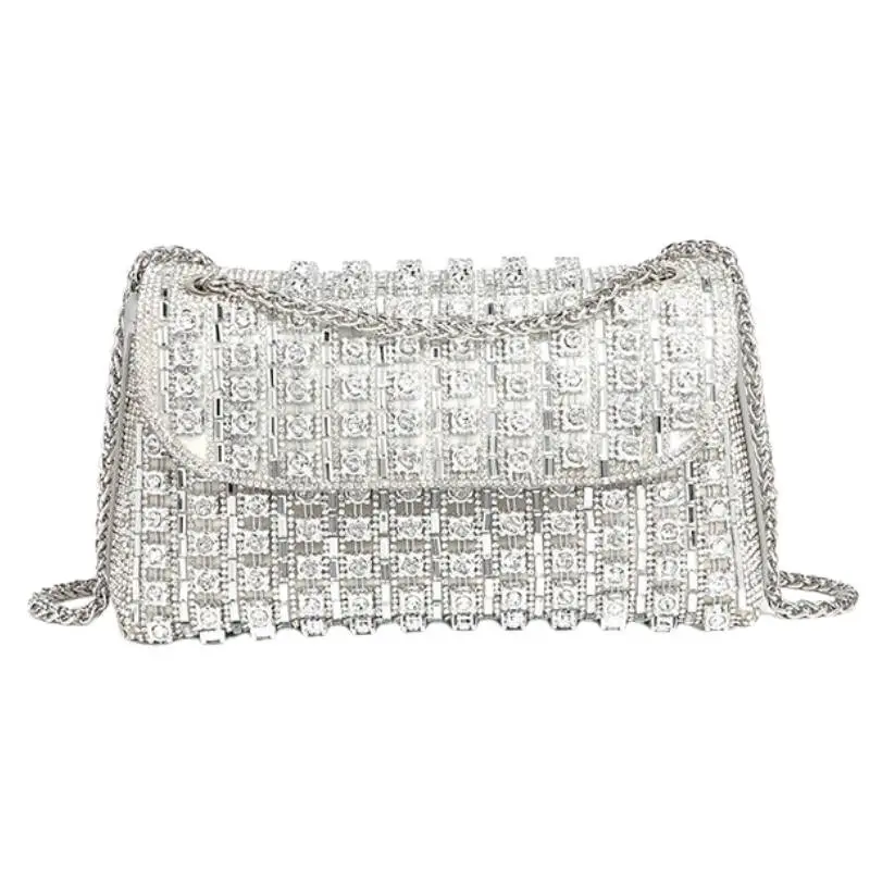 Retro Rhinestone Shoulder Bag-4