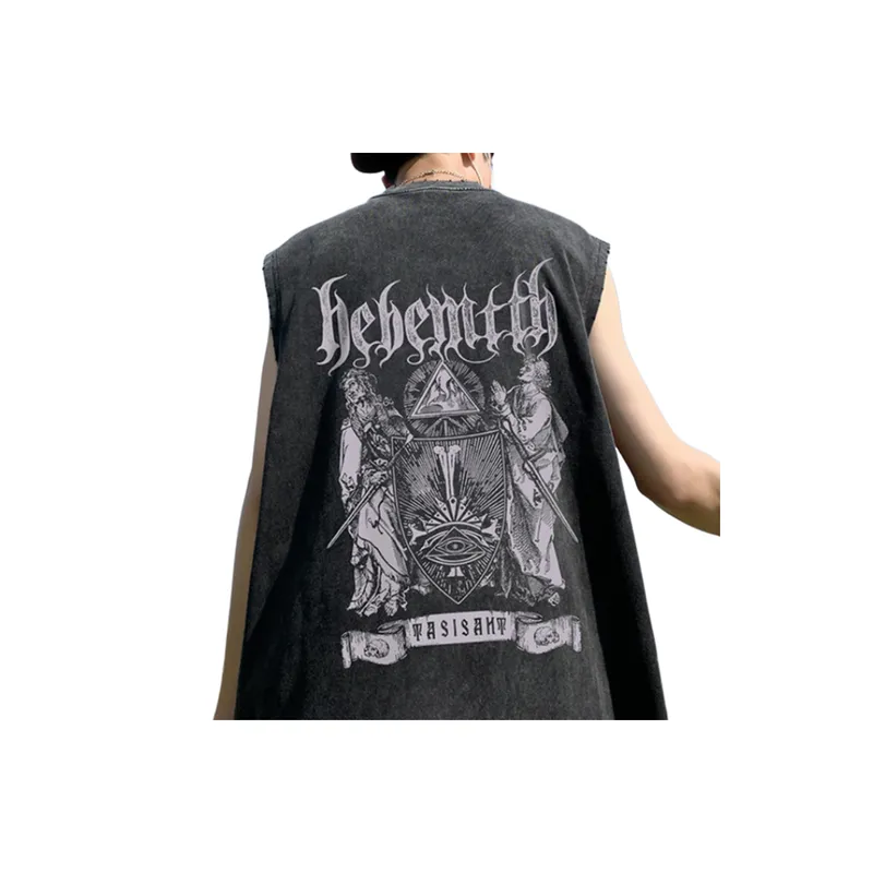 Retro Old Short Sleeved Undershirt-3