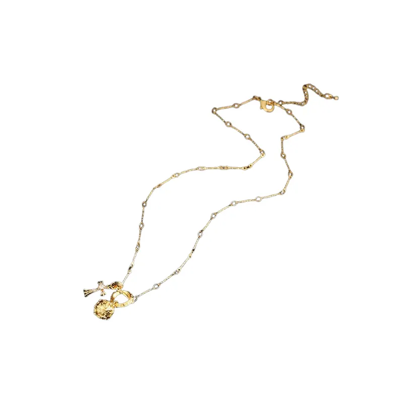 Simple Plain Necklace Unisex-1