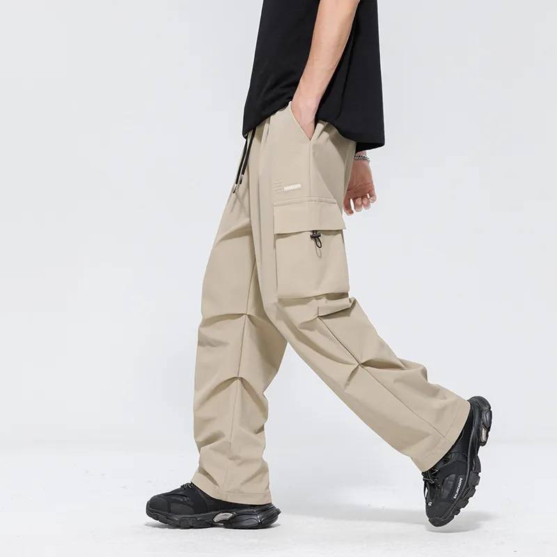 Loose Casual Cargo Pants-7