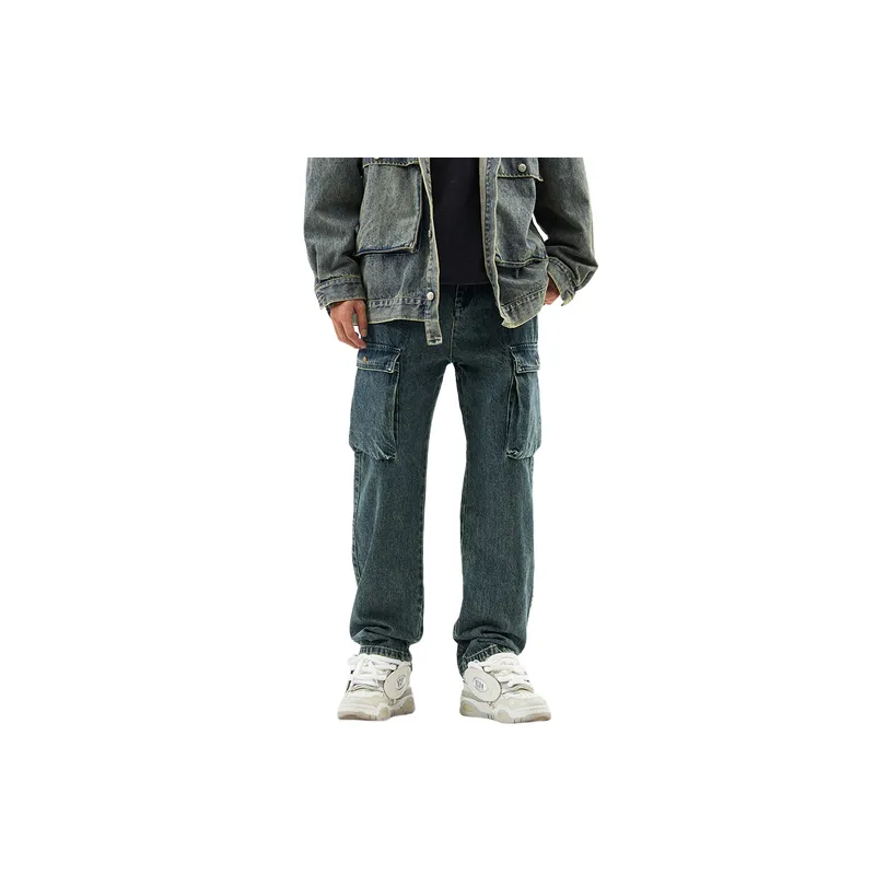 Loose Straight Leg Cargo Pants-0