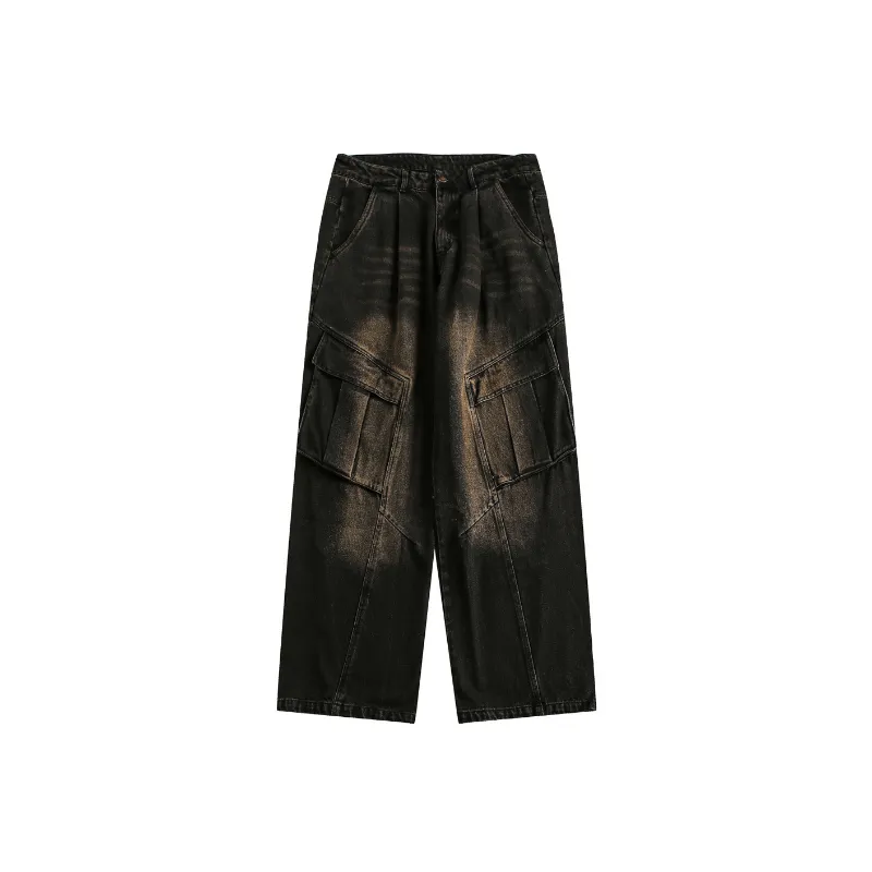 Casual Loose Cargo Pants-0