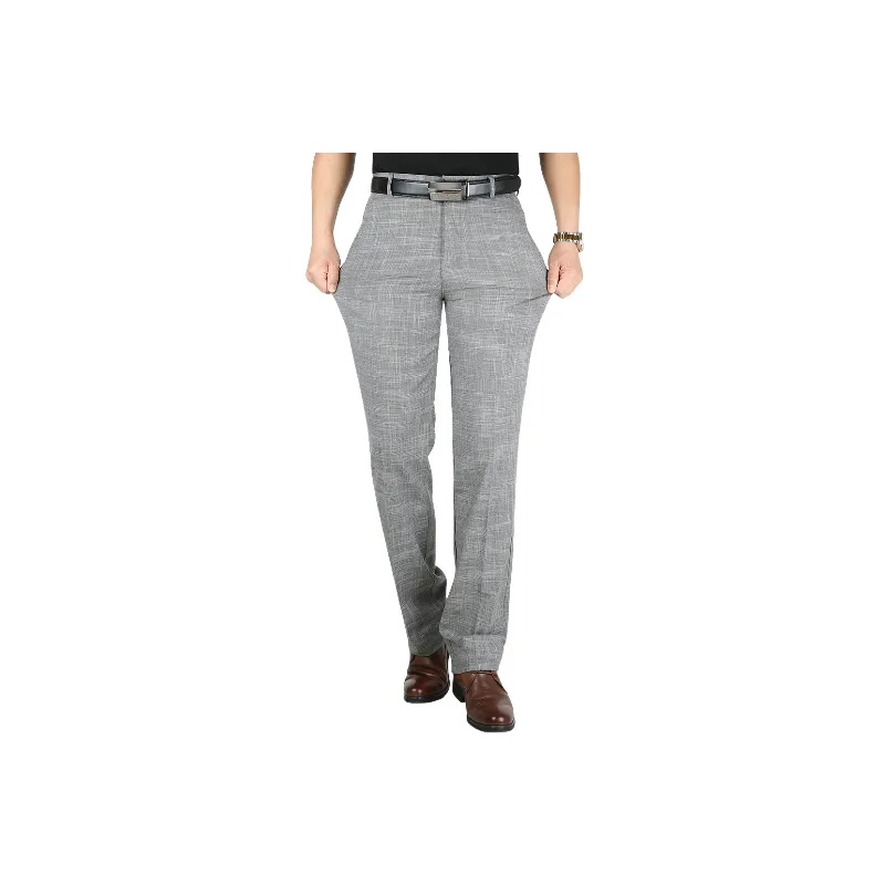 Simple Basics Linen Suit Trousers Man-2