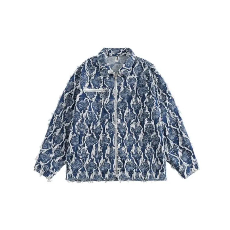 High Street Denim Retro Washed Jacket-0