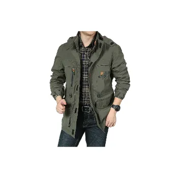 Simple Zipper Outdoor Jacket