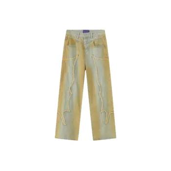 Retro Loose Washed Popular Jeans