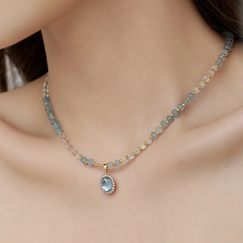 Fashionable Geometric Necklace-1