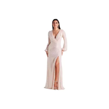 Simple Sequins Dress Women