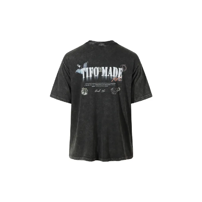 Street Fashion Cotton Blended Fabric T Shirt-1