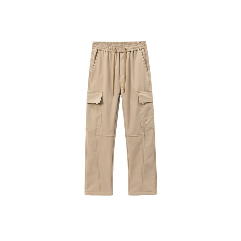 Cool Loose Blended Synthetic Fabrics Cargo Pants-0