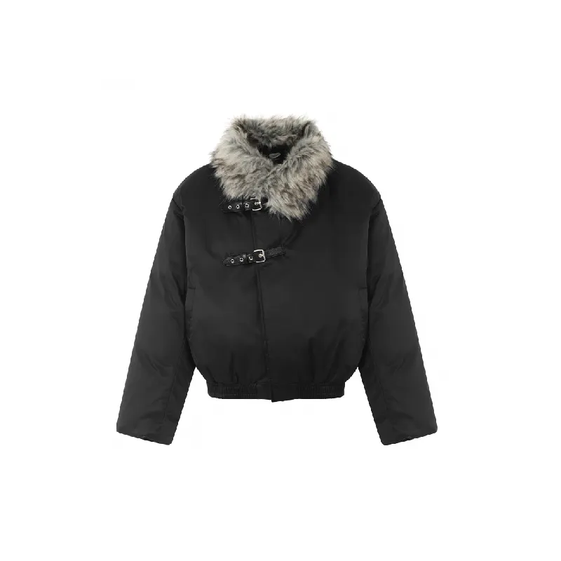 Retro Warming Loose Quilted Jacket-0