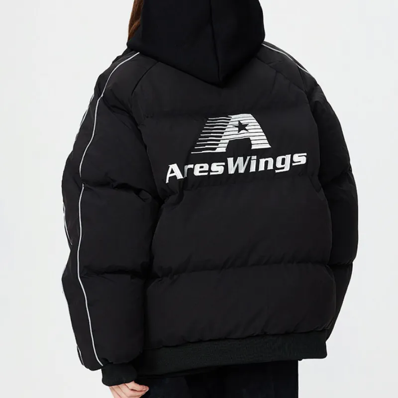 Embroidery Loose Quilted Jacket-3
