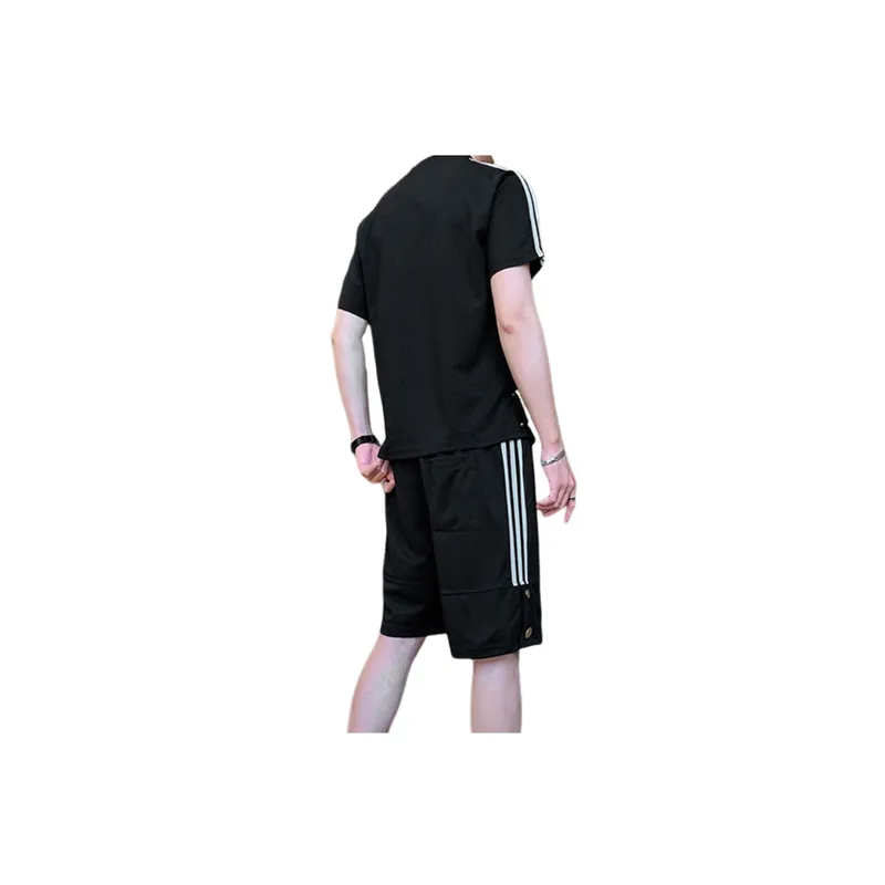 Large Size Trendy Shorts And T Shirt Set-1