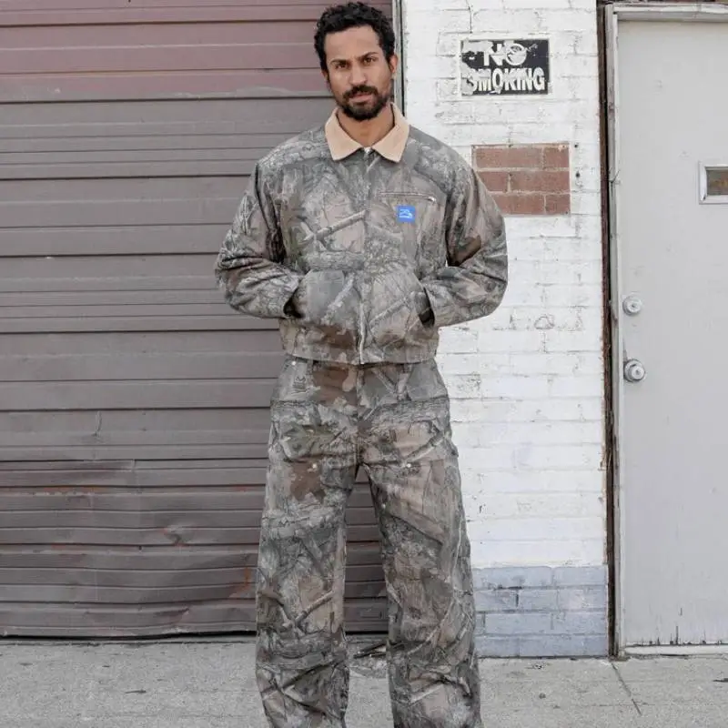 Casual Camouflage Printed Polyester Jacket-2