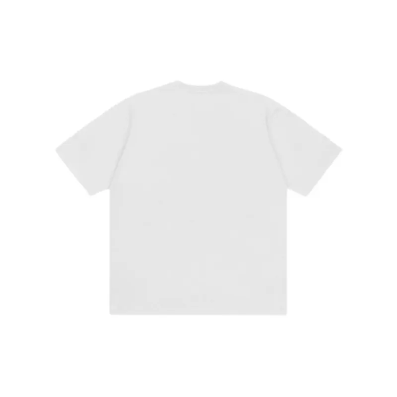 French Fries Printed Loose Shoulder T shirt-3