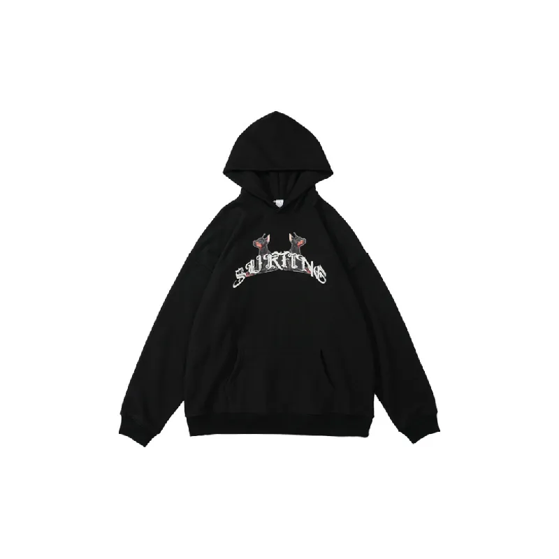 Simple Print Sweatshirt-0