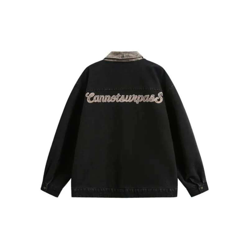 Trendy Retro Cotton Blended Fabric Jacket-1