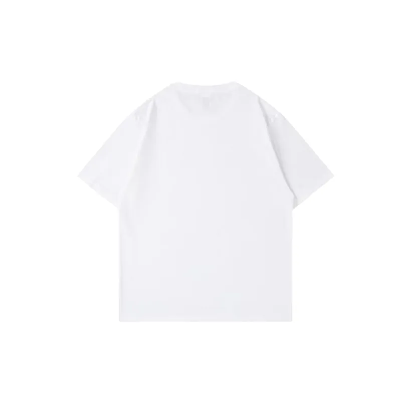 Retro Print 100% Cotton T Shirt Unisex-5