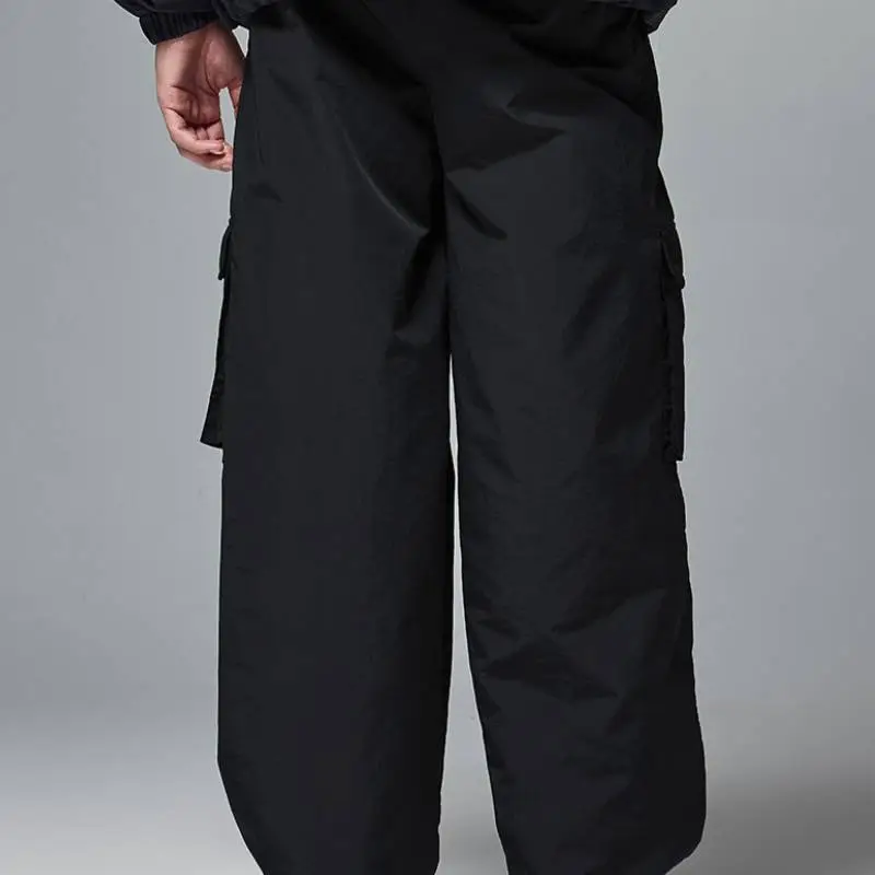 Fashionable Simple 100% Nylon Casual Pants-3