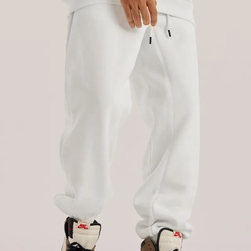 Plain Fashionable Cotton Casual Pants-2