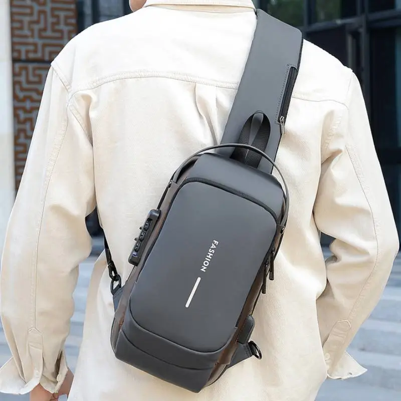 Sporty Plain Crossbody Bag-4