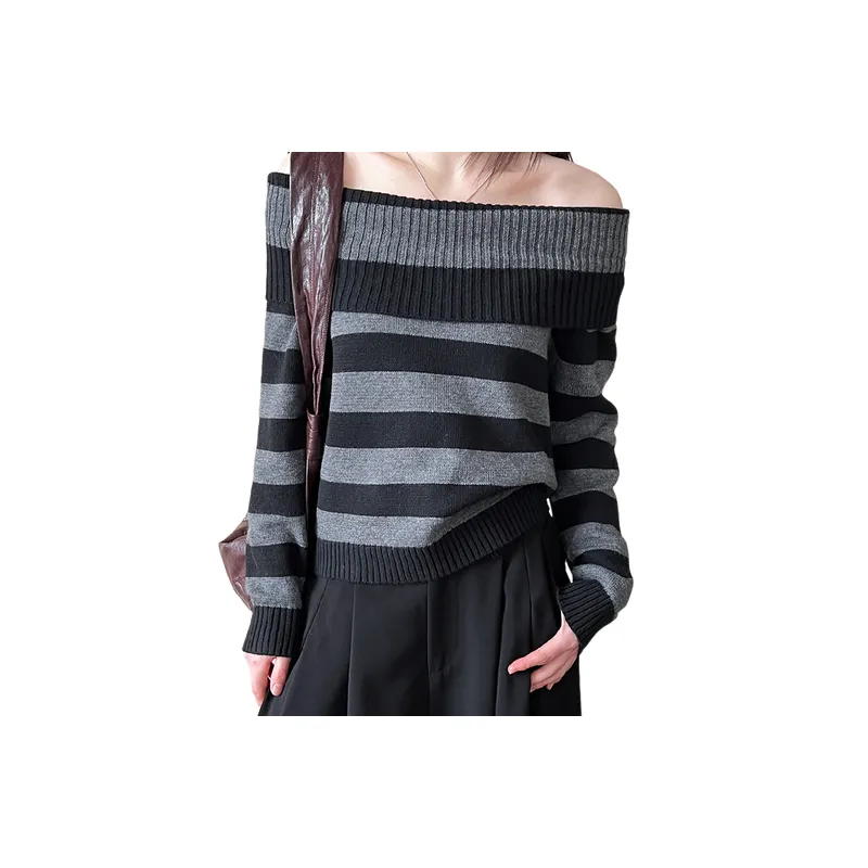 Simple Basics Lambswool Blend Yarn Sweater-4