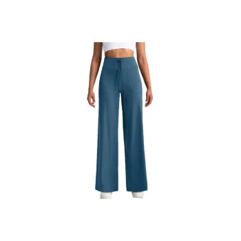 Loose Straight Leg Nylon Casual Pants Women