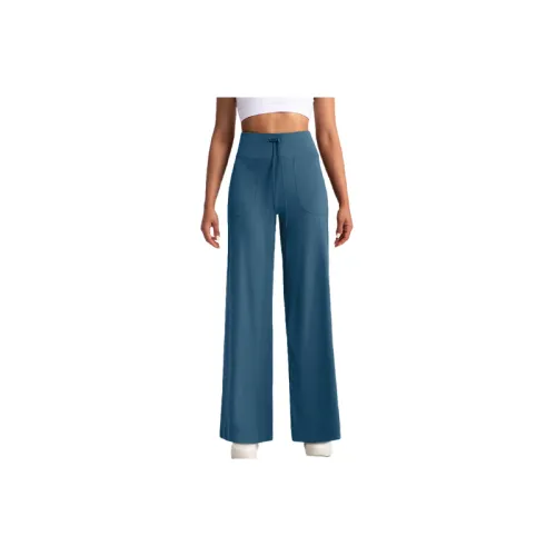 Loose Straight Leg Nylon Casual Pants Women