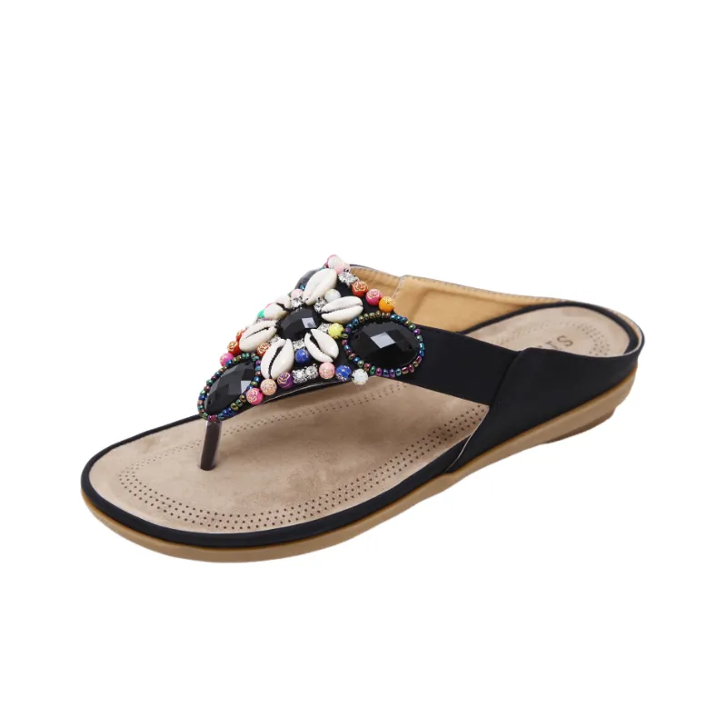 Retro Shell Flip Flops-6