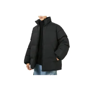 Loose Plain Polyester Quilted Jacket