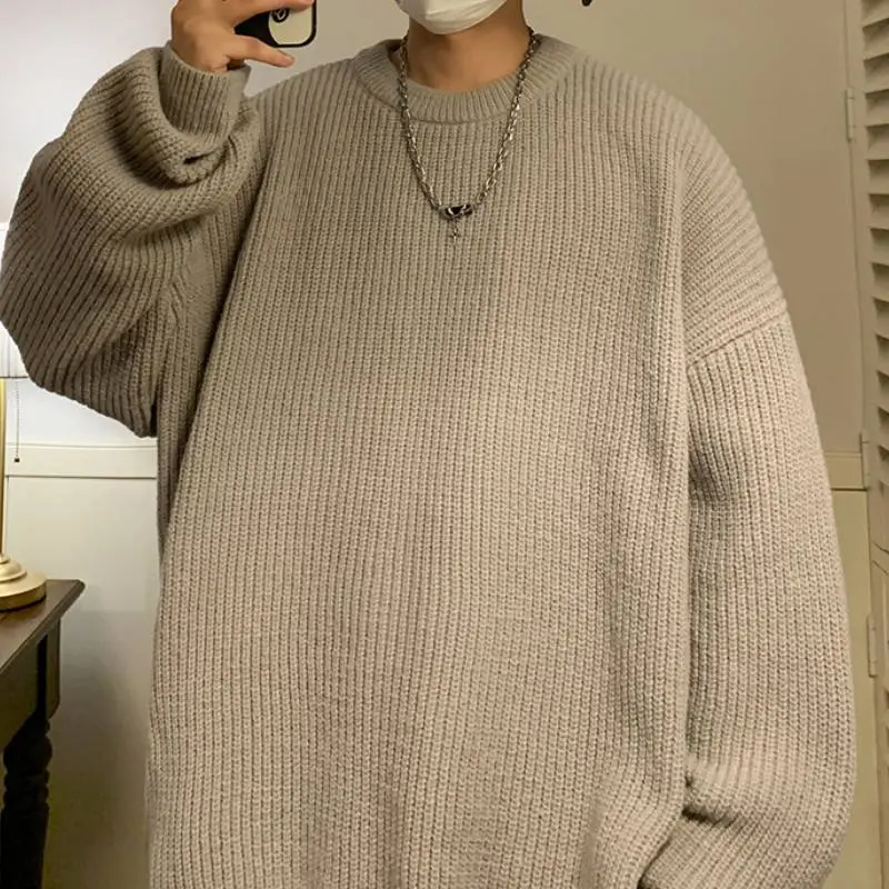 Fashionable Plain Sweater-14
