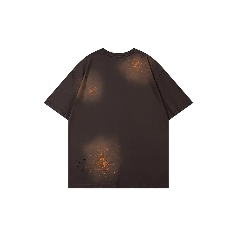 Casual Distress 100% Cotton T Shirt-7
