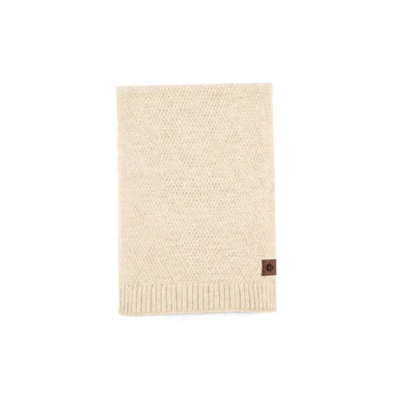 Retro Plain Knit Scarf-8