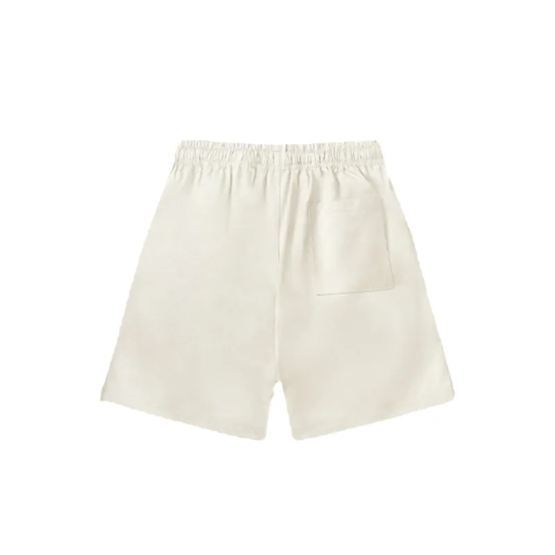 Gothic Letter Print Shorts-1