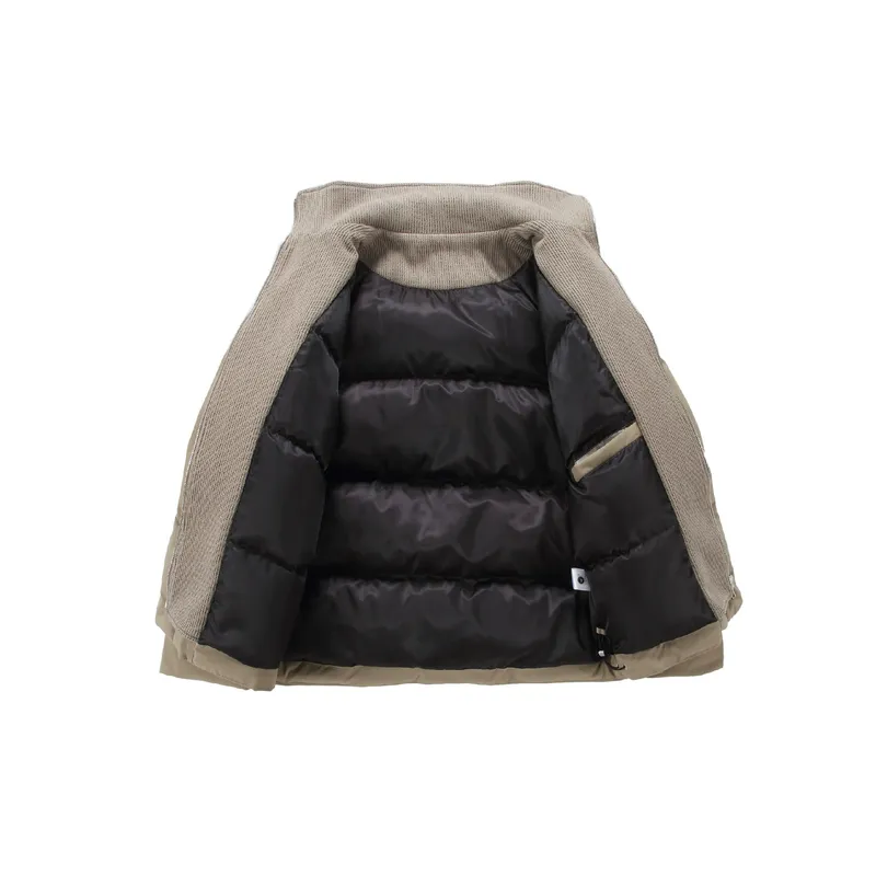 Simple Trendy Quilted Jacket-5