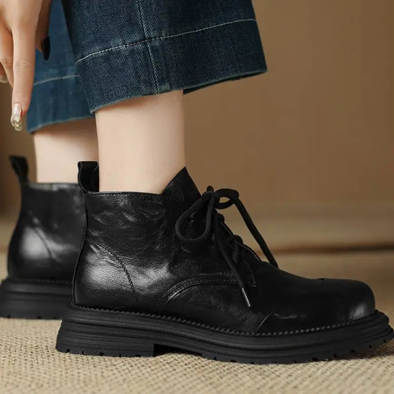 Casual Retro Ankle Boots-1