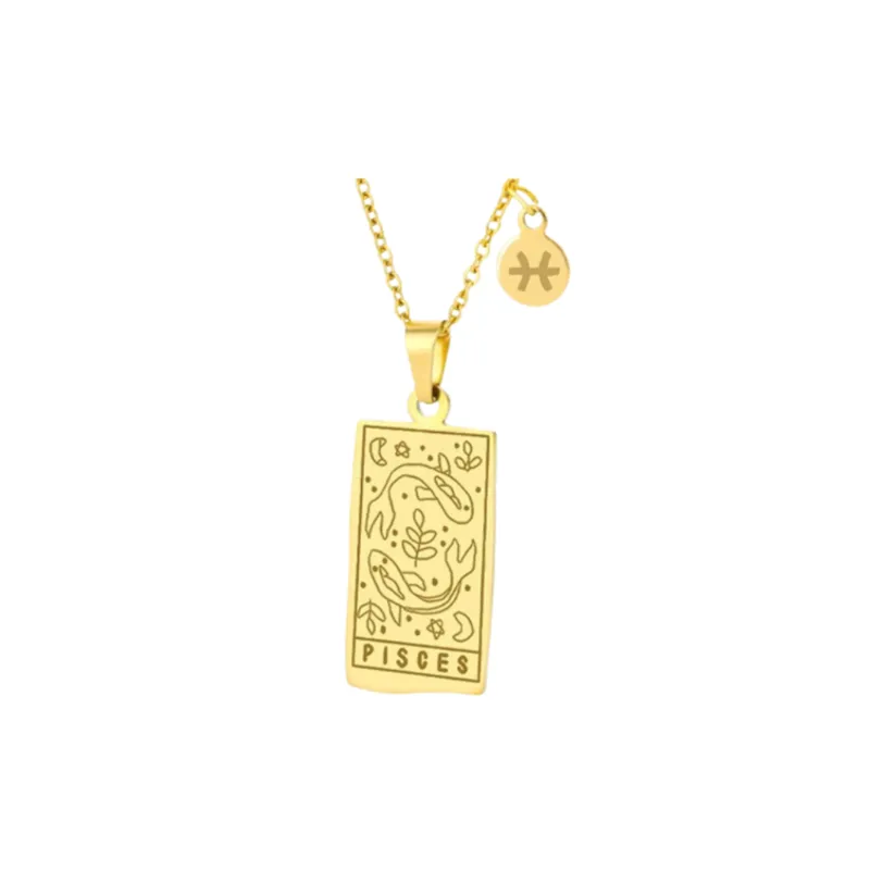 Simple Plain Necklace Unisex-8