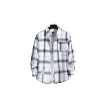 Long Sleeved Plaid Shirt