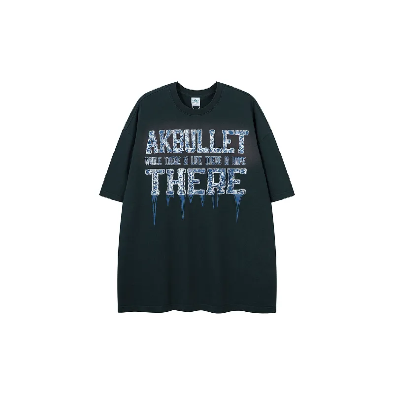Street Loose Combed Cotton T-Shirt-4