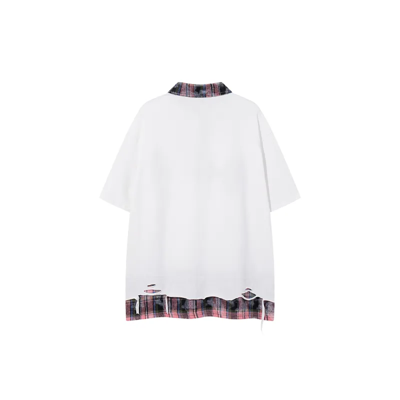 Casual Loose 100% Cotton T Shirt-1