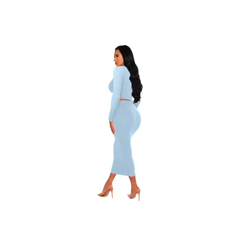 Fashionable Sexy Skirt Suit-5