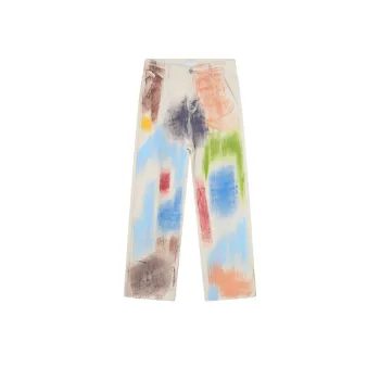 Painted Graffiti Loose Jeans
