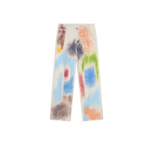 Painted Graffiti Loose Jeans