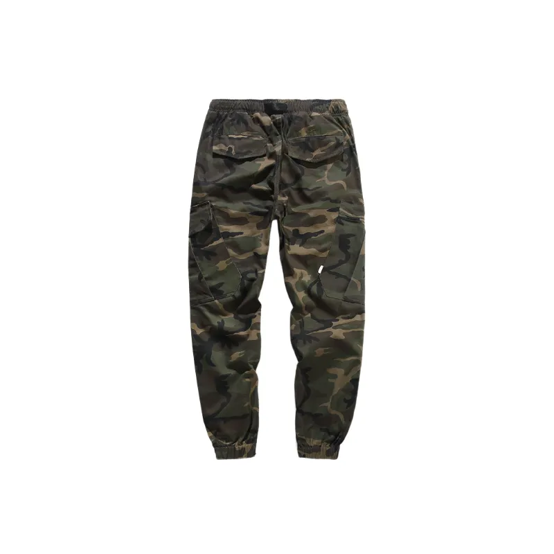 Basics Loose Combed Cotton Casual Pants-1