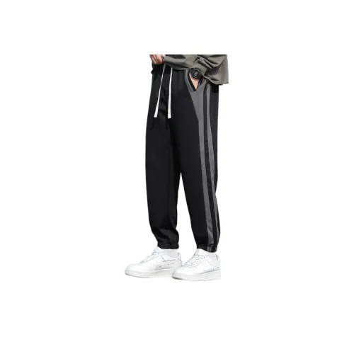 Side Stripe Loose Sports Casual Pants
