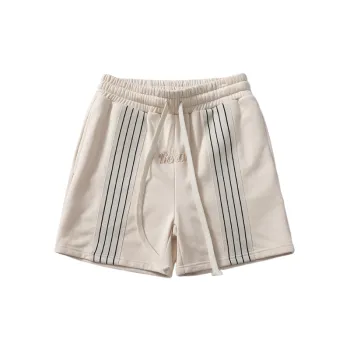 Retro Loose Cotton Sports Shorts