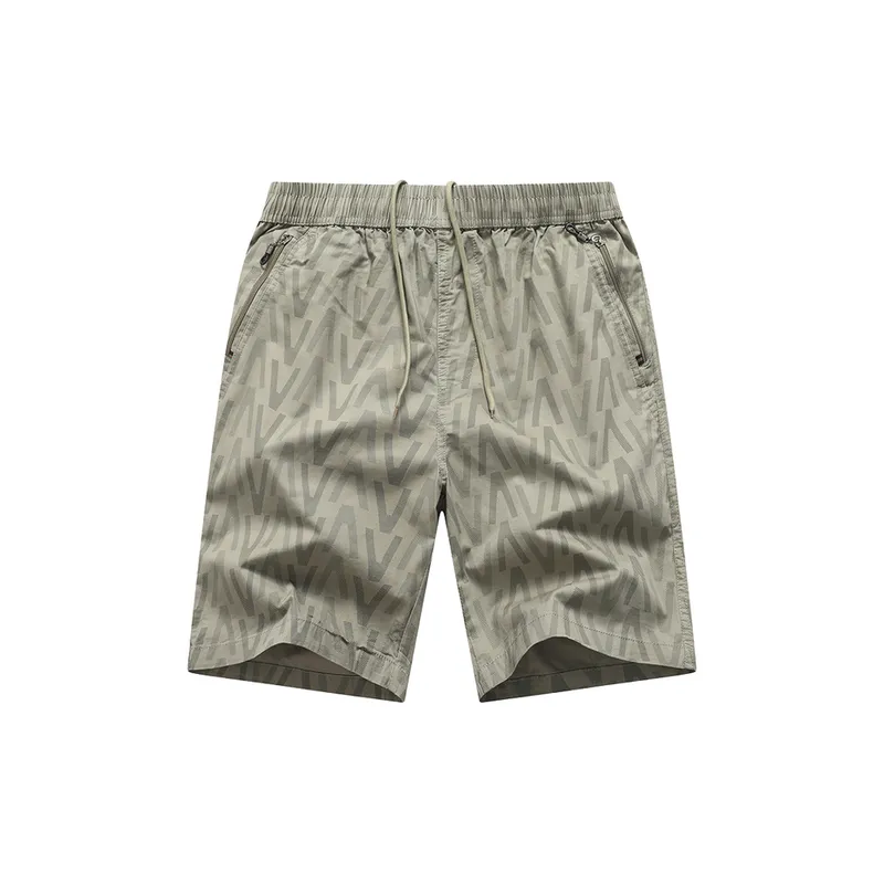 Loose Breathable Large Size Elastic Waist Pants-0
