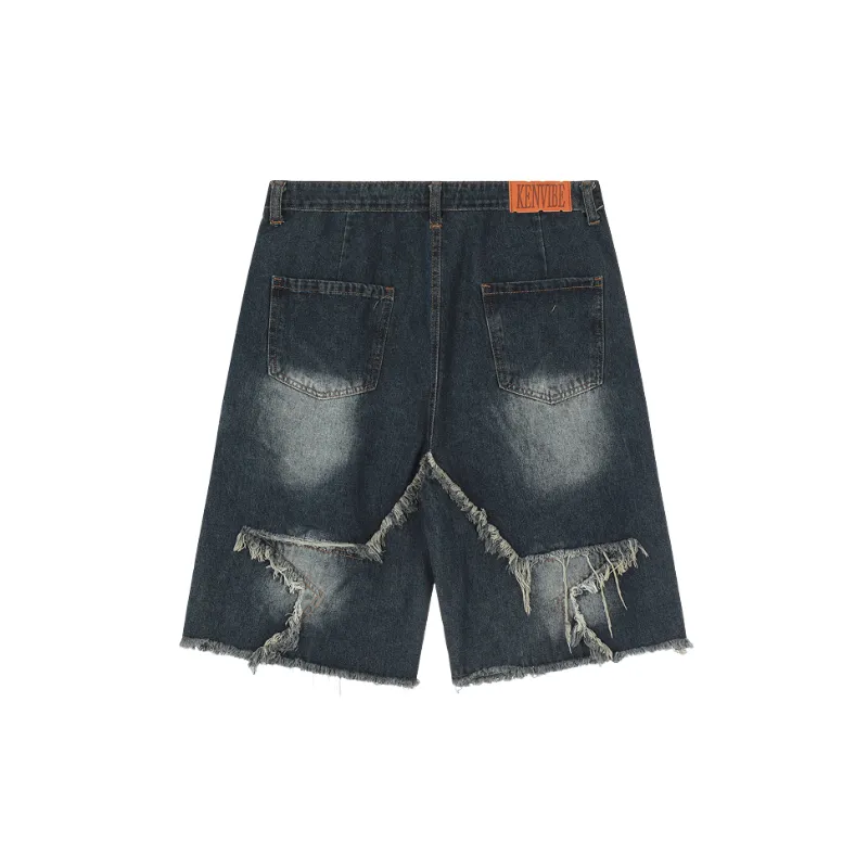 Basics Simple Denim Shorts Unisex-1