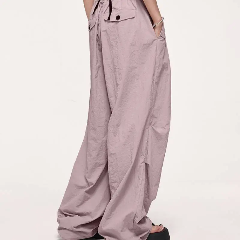 Street Loose 100% Nylon Casual Pants-9